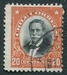 N°0093-1911-CHILI-GENERAL BULNES-20C-VERMILLON ET NOIR 