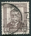 N°0152-1931-CHILI-GENERAL BULNES-20C-LILAS/BRUN 