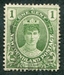 N°089-1911-TERRE-NEUVE-REINE MARY-1C-VERT 
