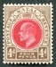 N°63-1902-NATAL-EDOUARD VII-4P-BISTRE ET ROSE 