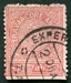 N°14-1908-TRAVANCORE-ARMOIRIES-10CA-ROSE 