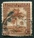 N°235-1942-CONGO BE-PALMIERS A HUILE-60C-BRUN 