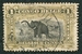 N°070-1916-CONGO BE-CHASSE A L'ELEPHANT-1F- JAUNE OLIVE 
