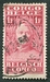N°141-1928-CONGO BE-SIR STANLEY-1F-ROUGE CARMIN 