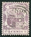 N°0088-1895-MAURICE-ARMOIRIES-3C-VIOLET/BRUN 