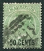 N°0054-1878-MAURICE-VICTORIA-50C S/1S-VERT 