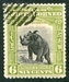 N°136-1909-BORNEO NORD-FAUNE-RHINOCEROS DE SUMATRA-6C 