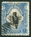 N°139-1909-BORNEO NORD-OISEAU-CACATOES-12C-BLEU 