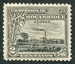 N°153-1925-MOZAMBIQUE CIE-RAFFINERIE SUCRE-2C-GRIS ET NOIR 