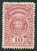 N°37-1919-MOZAMBIQUE CIE-ARMOIRIES-10C-LIE DE VIN 