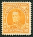 N°103-1904-VENEZUELA-BOLIVAR-50C-JAUNE FONCE 