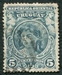 N°0154-1900-URUGUAY-TETE DE FEMME-5C-BLEU/VERT 