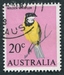 N°0331-1966-AUSTRALIE-OISEAU-SIFFLEUR DORE-20C 