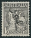 N°07-1949-AUSTRALIE-1/6-GRIS BRUN 