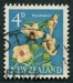 N°0388-1960-NOUVELLE ZELANDE-FLEUR-PUARANGI-3P 