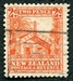 N°0216-1936-NOUVELLE ZELANDE-MAISON MAORI-2P-ORANGE 