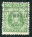 N°0135-1909-NOUVELLE ZELANDE-EDOUARD VII-1/2P-VERT 