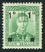 N°0260-1941-NOUVELLE ZELANDE-GEORGE VI-1P S 1/2P-VERT 