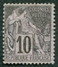 N°50-1881-COL FR-TYPE ALPHEE DUBOIS-10C-NOIR S/LILAS 