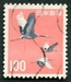 N°0702A-1962-JAPON-OISEAUX-CIGOGNES-100Y 