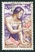 N°011-1958-POLYNESIE-JEUNE FILLE AU COQUILLAGE-20F 