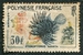 N°020-1962-POLYNESIE-POISSON-PTEROPTERUS RADIATA-30F 