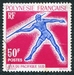 N°023-1963-POLYNESIE-SPORT-LANCER DE JAVELOT-50F 