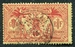 N°032-1911-N HEBRIDES-IDOLE INDIGENE-40C-ROUGE S/JAUNE 