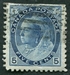 N°0067-1898-CANADA-VICTORIA-5C-BLEU S/AZURE 