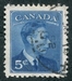 N°0240-1950-CANADA-ROI GEORGES VI-5C-BLEU 