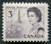 N°0380-1967-CANADA-ELIZABETH II-PRAIRIE-3C-VIOLET 