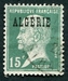 N°011-1924-ALGERIE FR-PASTEUR-15C-VERT 