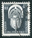 N°008-1958-AFRIQUE OCCID FR-MASQUE-45F-GRIS FONCE 