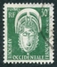 N°007-1958-AFRIQUE OCCID FR-MASQUE-30F-VERT 