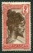 N°162-1930-MADAGASCAR-CHEF SAKALAVE-2C-BRIQUE ET BRUN 