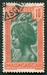 N°165-1930-MADAGASCAR-JEUNE FILLE HOVA-10C-ORANGE ET VERT 