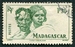 N°307-1946-MADAGASCAR-TYPES SAKALAVES-1F20-VERT/JAUNE 