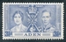 N°015-1937-ADEN-COURONNEMENT GEORGE VI-3A1/2-GRIS/BLEU 