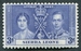 N°0157-1937-SIERRA-COURONNEMENT GEORGE VI-3P-BLEU 