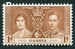 N°0119-1937-GAMBIE-COURONNEMENT GEORGE VI-1P-BRUN/JAUNE 