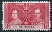 N°0106-1937-LUCIE-COURONNEMENT GEORGE VI-1P1/2-ROUGE 