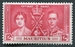 N°0199-1937-MAURICE-COURONNEMENT GEORGE VI-12C-ROUGE 