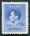 N°0035-1937-NAURU-COURONNEMENT GEORGE VI-2P1/2-BLEU 