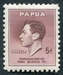 N°0108-1937-PAPOUA-COURONNEMENT GEORGE VI-5P-LILAS 