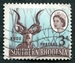 N°0096-1964-RHODSUD-FAUNE-ANTILOPE KUDU-3P-BLEU/LILAS 