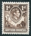 N°0026-1938-RHODNORD-GEORGE VI-1P-BRUN 