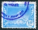 N°0281-1967-COSTAR-POSTES DE SAN JOSE-10C-BLEU 