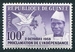 N°0007-1959-GUINEE REP-EFFIGIE DE SEKOU TOURE-100F-VIOLET 