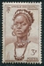 N°034-1947-AFRIQUE OCCID FR-JEUNE TOGOLAISE-3F-LILAS/BRUN 
