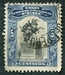 N°0136-1907-PEROU-STATUE DE BOLIVAR-5C-BLEU/NOIR 